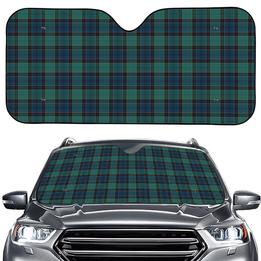 Clan Campbell Tartan Pattern Print Car Windshield Sun Shade