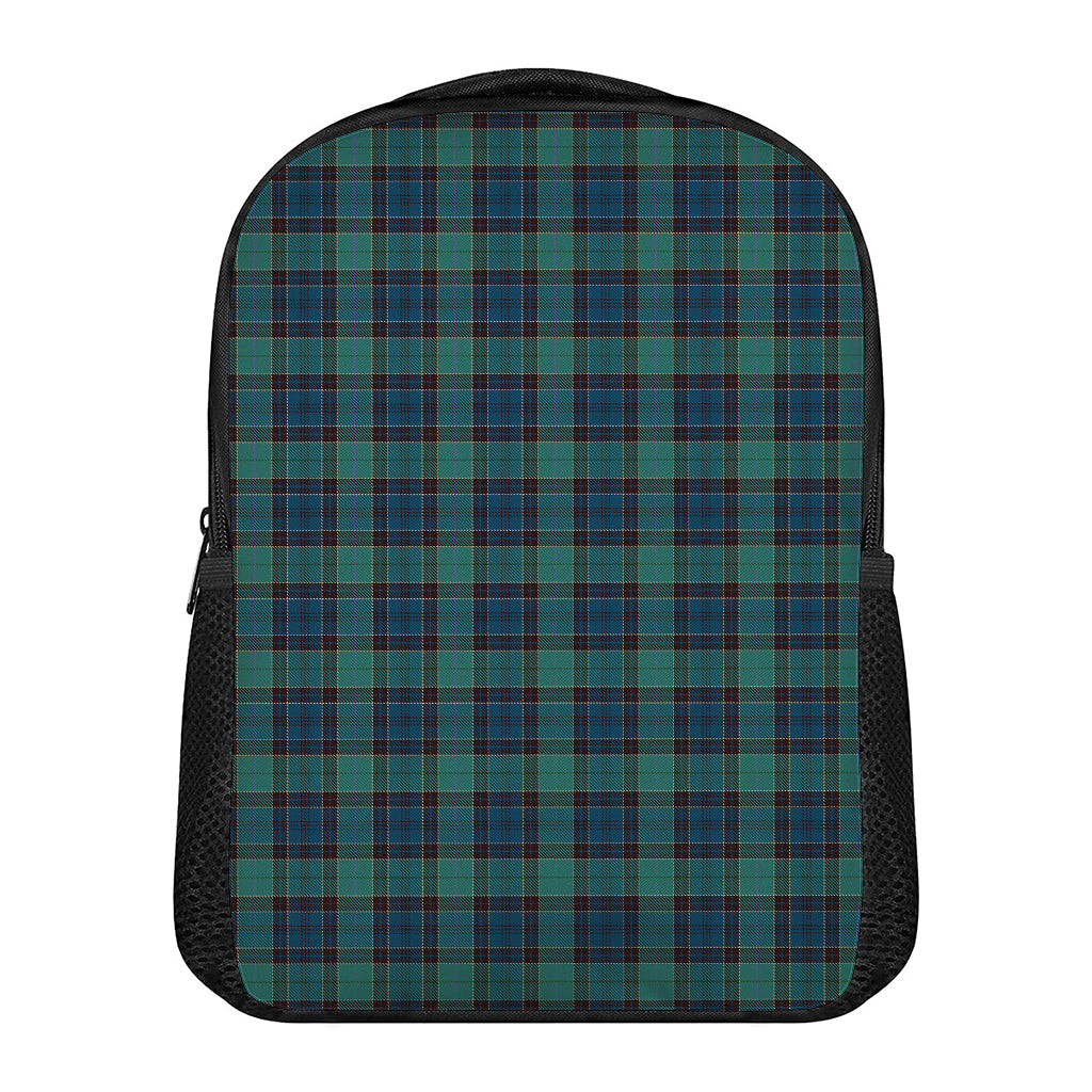 Clan Campbell Tartan Pattern Print Casual Backpack