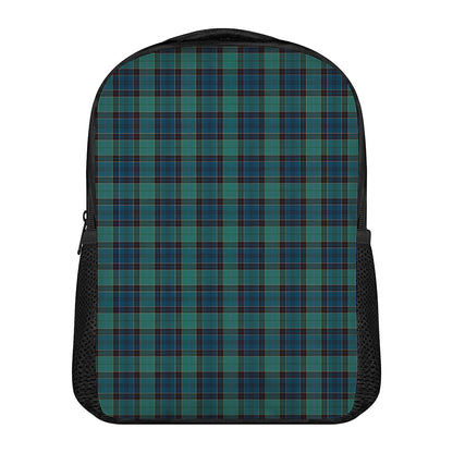 Clan Campbell Tartan Pattern Print Casual Backpack
