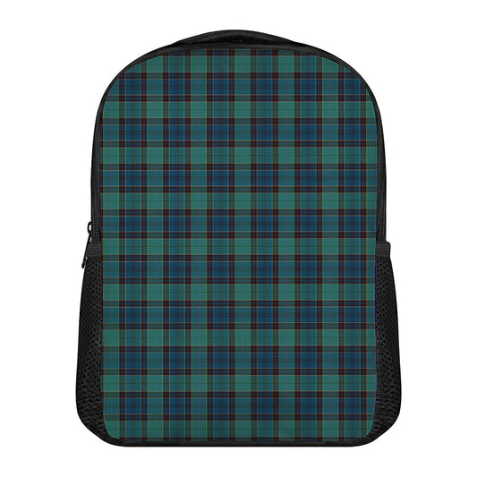 Clan Campbell Tartan Pattern Print Casual Backpack