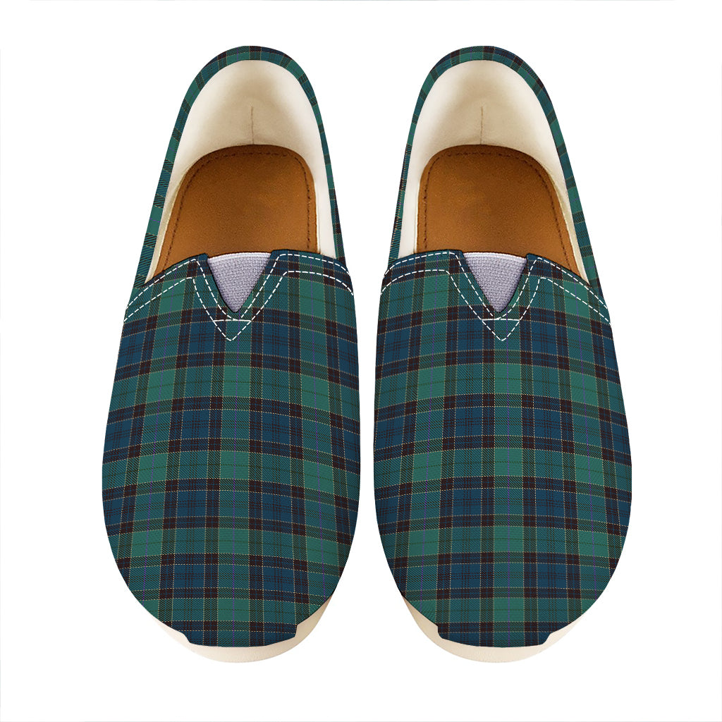 Clan Campbell Tartan Pattern Print Casual Shoes