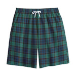 Clan Campbell Tartan Pattern Print Cotton Shorts