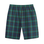 Clan Campbell Tartan Pattern Print Cotton Shorts