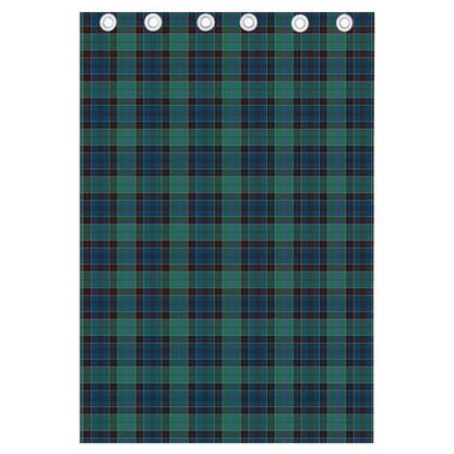 Clan Campbell Tartan Pattern Print Curtain