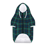 Clan Campbell Tartan Pattern Print Dog Zip Up Hoodie