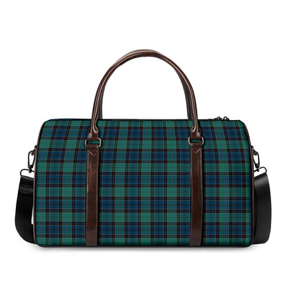 Clan Campbell Tartan Pattern Print Duffle Bag