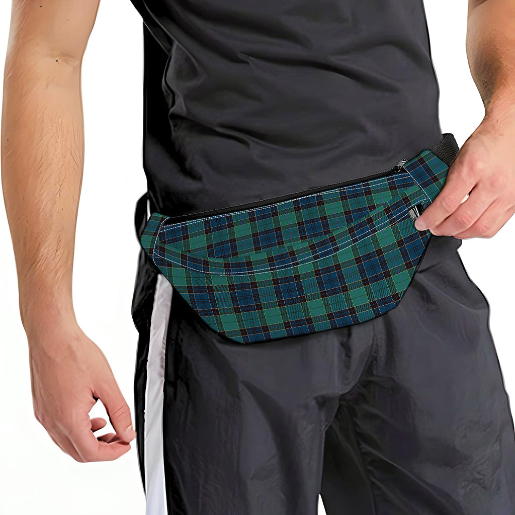 Clan Campbell Tartan Pattern Print Fanny Pack