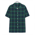 Clan Campbell Tartan Pattern Print Hawaiian Shirt
