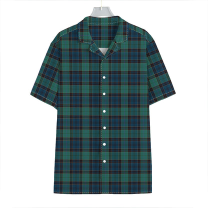 Clan Campbell Tartan Pattern Print Hawaiian Shirt