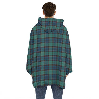 Clan Campbell Tartan Pattern Print Hoodie Blanket