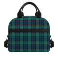 Clan Campbell Tartan Pattern Print Insulated Lunch Bag