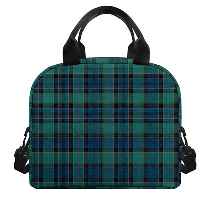 Clan Campbell Tartan Pattern Print Insulated Lunch Bag