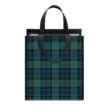 Clan Campbell Tartan Pattern Print Insulated Lunch Tote