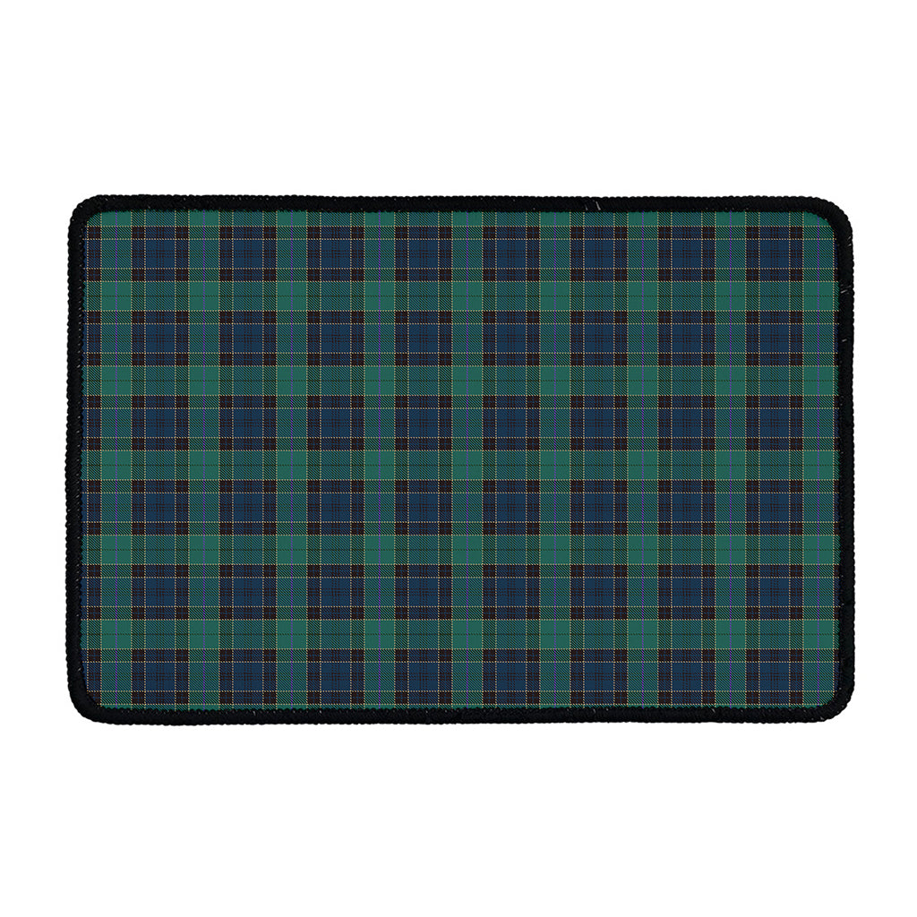 Clan Campbell Tartan Pattern Print Kitchen Mat