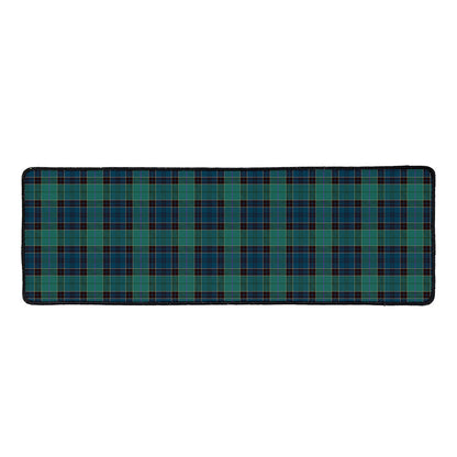 Clan Campbell Tartan Pattern Print Long Kitchen Mat