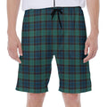 Clan Campbell Tartan Pattern Print Men's Beach Shorts