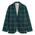 Clan Campbell Tartan Pattern Print Men's Blazer