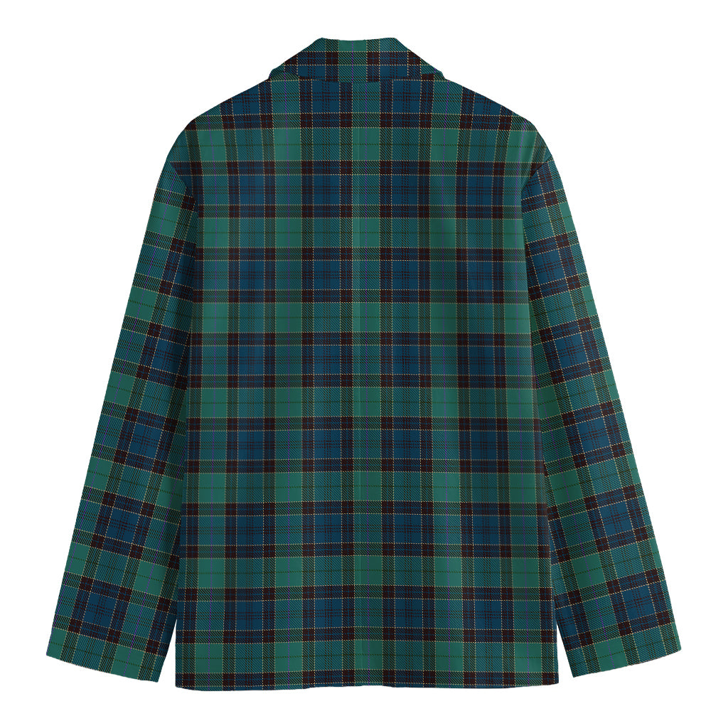 Clan Campbell Tartan Pattern Print Men's Blazer