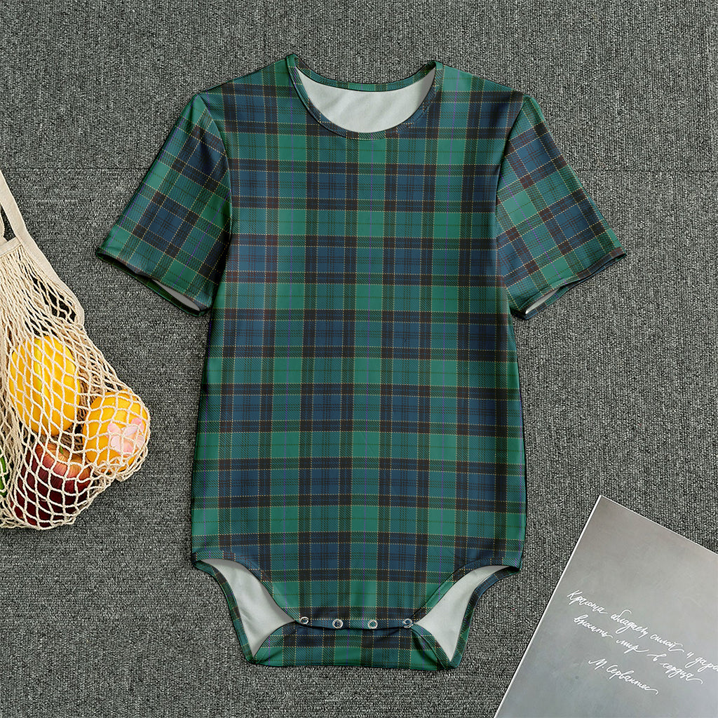 Clan Campbell Tartan Pattern Print Men's Bodysuit