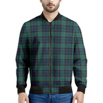 Clan Campbell Tartan Pattern Print Men's Bomber Jacket