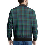 Clan Campbell Tartan Pattern Print Men's Bomber Jacket