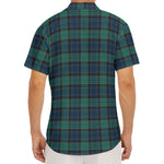 Clan Campbell Tartan Pattern Print Men's Deep V-Neck Shirt
