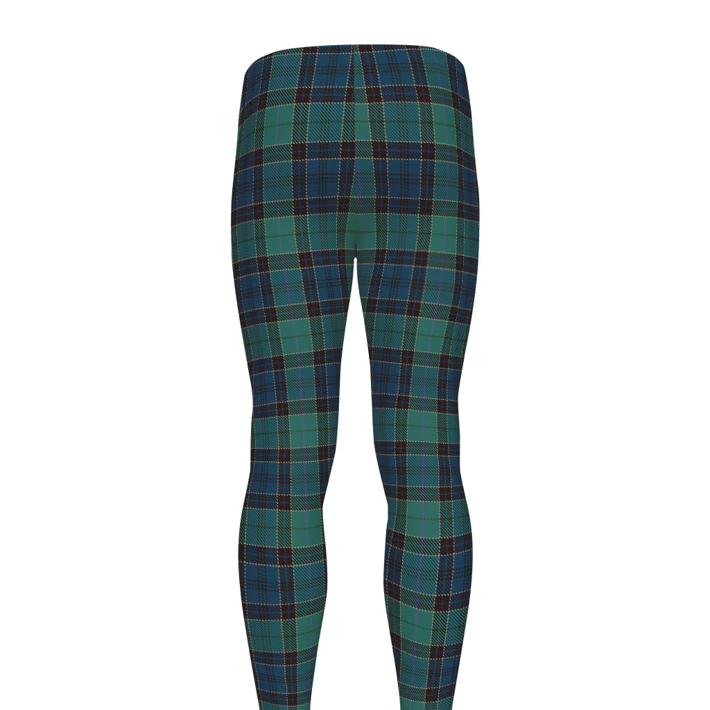 Clan Campbell Tartan Pattern Print Men's leggings
