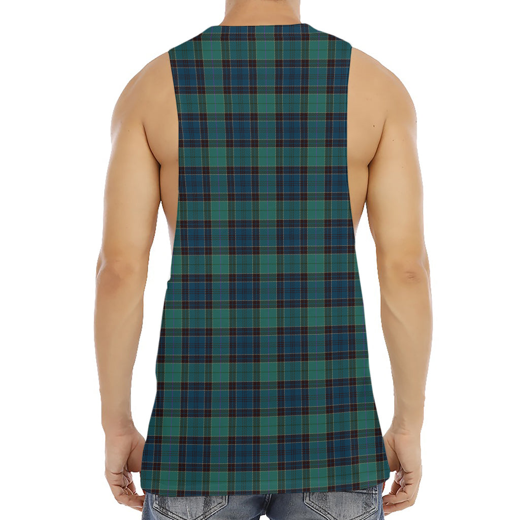 Clan Campbell Tartan Pattern Print Men's Muscle Tank Top