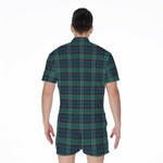 Clan Campbell Tartan Pattern Print Men's Rompers