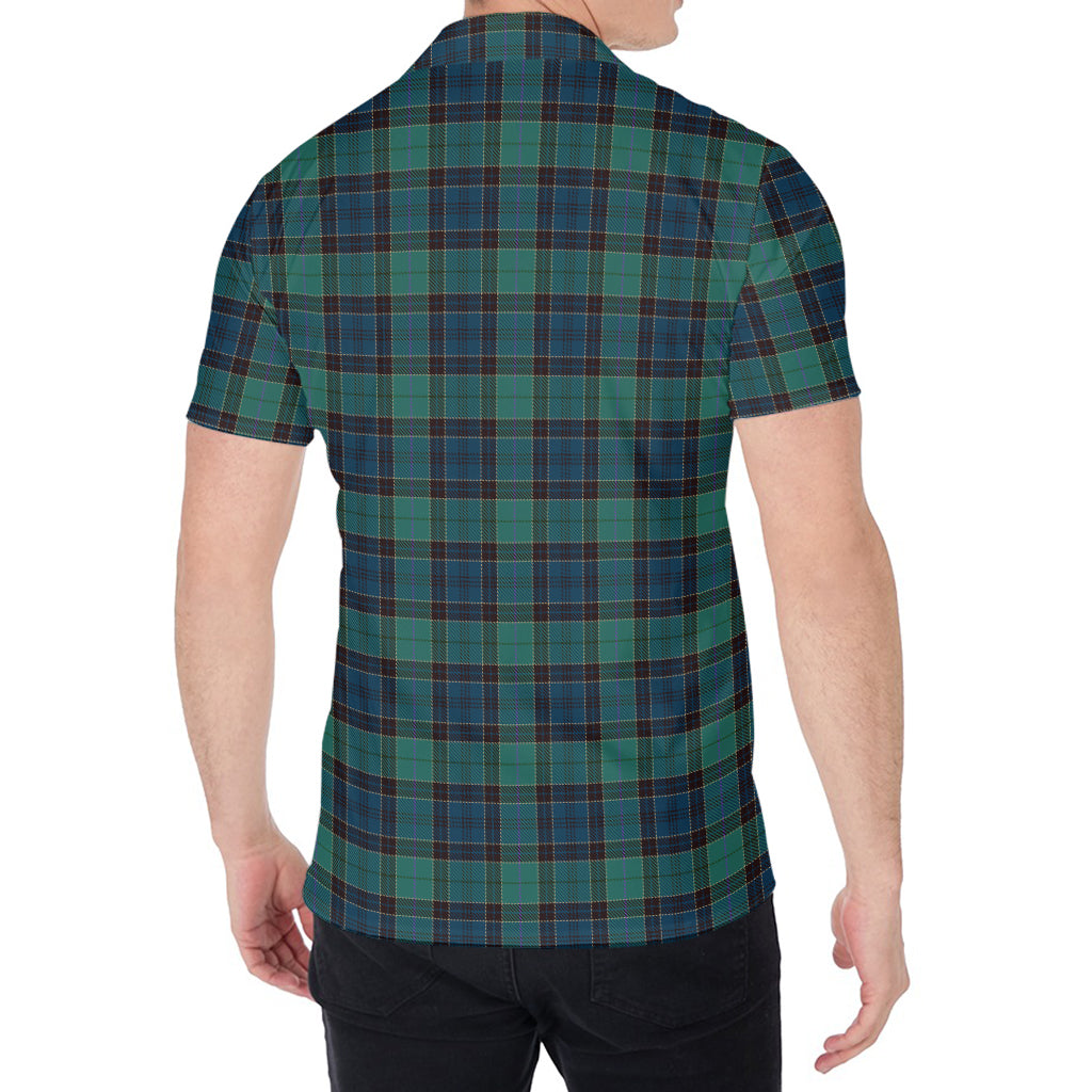 Clan Campbell Tartan Pattern Print Men's Shirt
