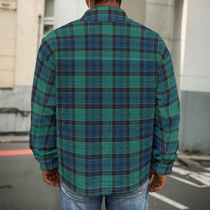 Clan Campbell Tartan Pattern Print Men's Shirt Jacket