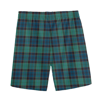 Clan Campbell Tartan Pattern Print Men's Sports Shorts