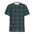 Clan Campbell Tartan Pattern Print Men's Athletic T-Shirt