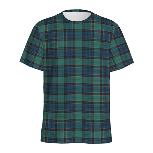 Clan Campbell Tartan Pattern Print Men's Sports T-Shirt