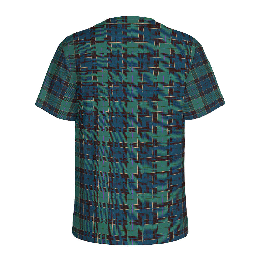 Clan Campbell Tartan Pattern Print Men's Sports T-Shirt