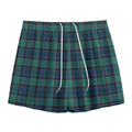 Clan Campbell Tartan Pattern Print Mesh Shorts