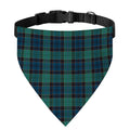 Clan Campbell Tartan Pattern Print Over The Collar Dog Bandana