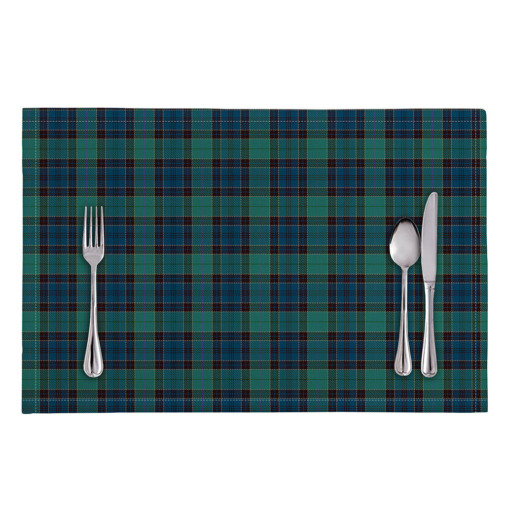 Clan Campbell Tartan Pattern Print Placemat