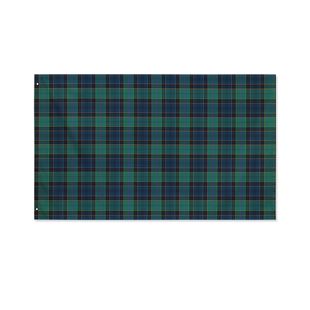 Clan Campbell Tartan Pattern Print Polyester Flag