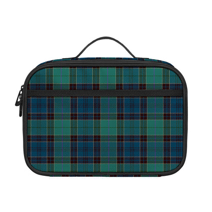 Clan Campbell Tartan Pattern Print Portable Lunch Bag