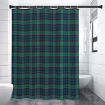 Clan Campbell Tartan Pattern Print Premium Shower Curtain