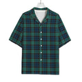 Clan Campbell Tartan Pattern Print Rayon Hawaiian Shirt