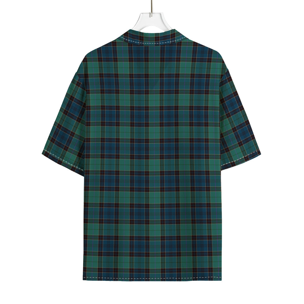 Clan Campbell Tartan Pattern Print Rayon Hawaiian Shirt