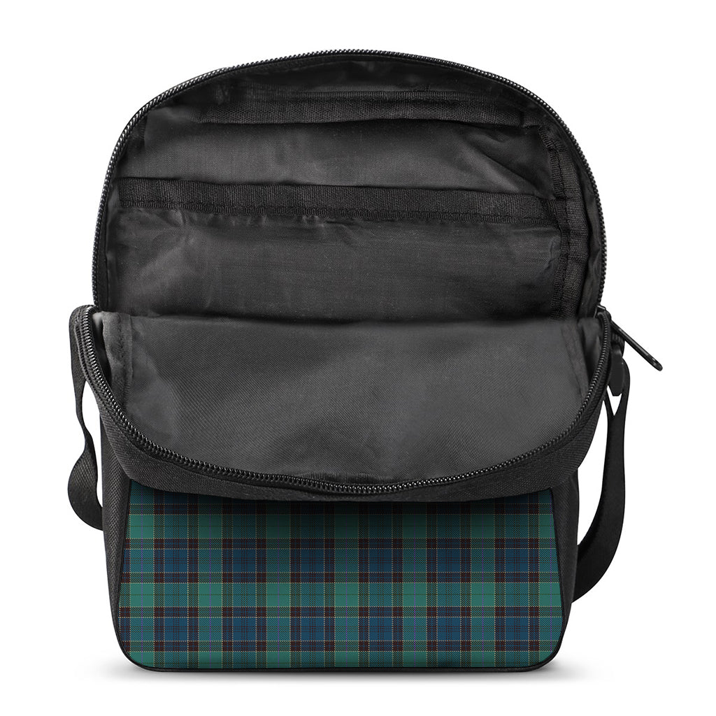 Clan Campbell Tartan Pattern Print Rectangular Crossbody Bag