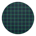 Clan Campbell Tartan Pattern Print Round Blanket