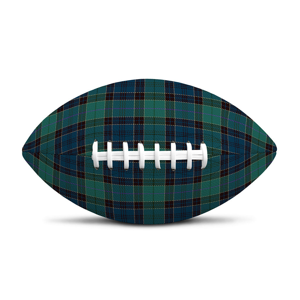 Clan Campbell Tartan Pattern Print Rugby Ball