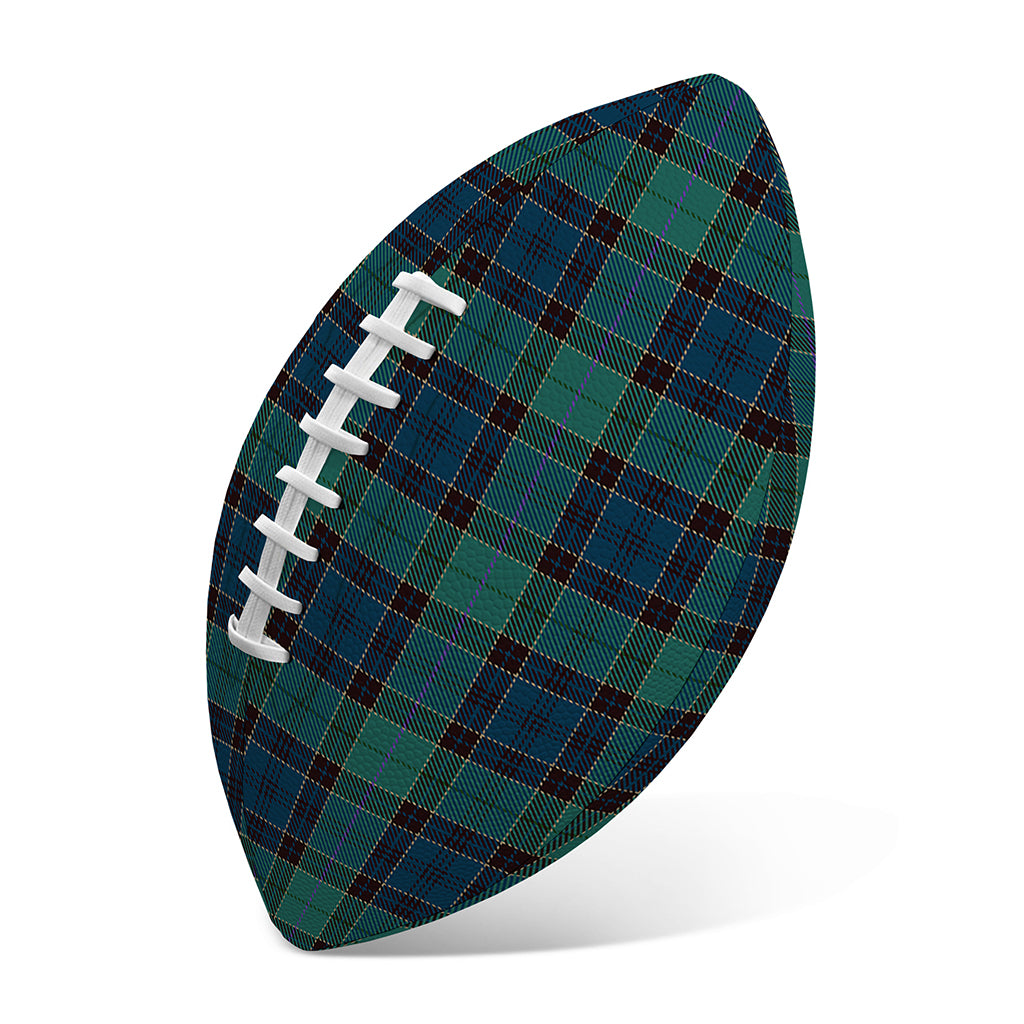 Clan Campbell Tartan Pattern Print Rugby Ball