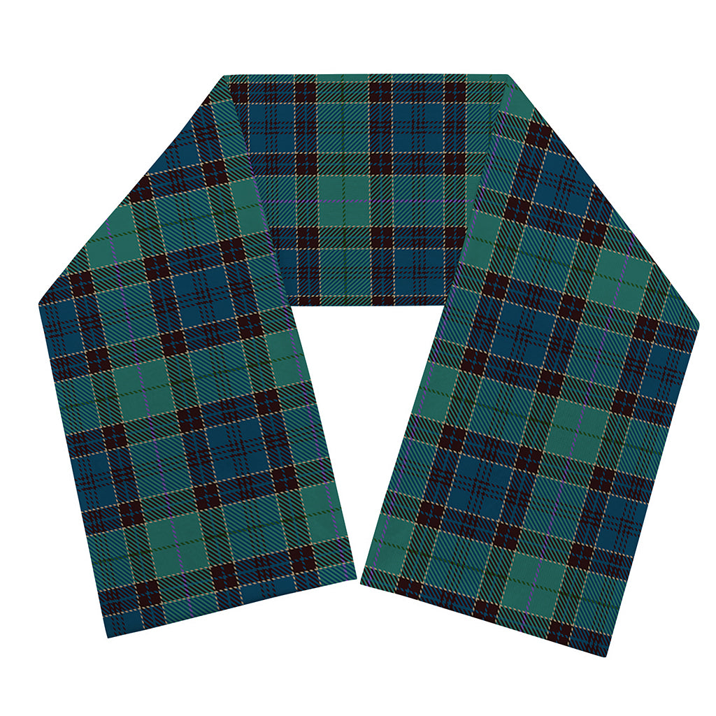 Clan Campbell Tartan Pattern Print Scarf