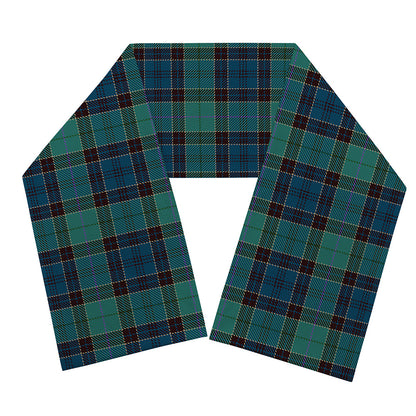 Clan Campbell Tartan Pattern Print Scarf