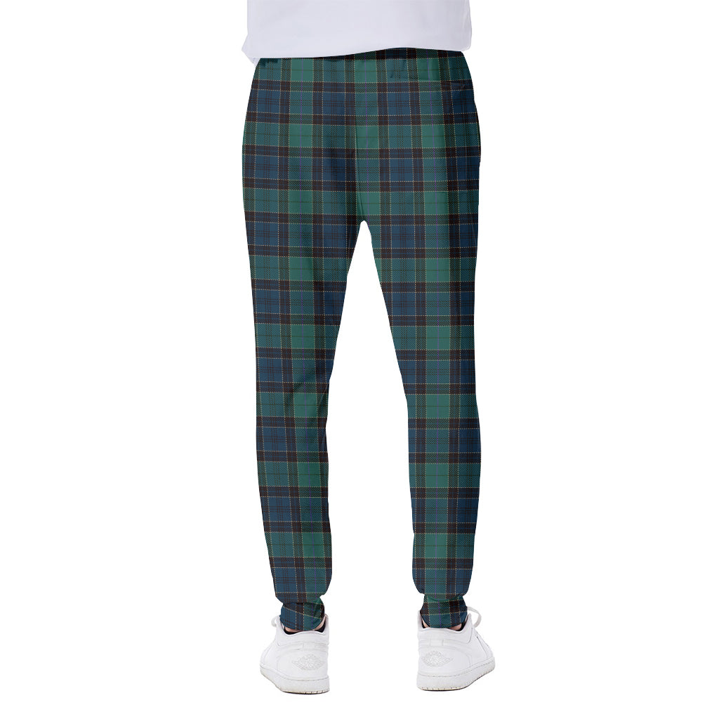 Clan Campbell Tartan Pattern Print Scuba Joggers